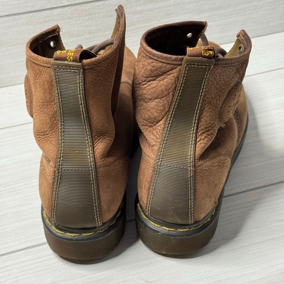 Dr Martens 1460 Brown Leather Lace Up Combat Boot Outdoor Streetwear Punk Men 11 main image 5
